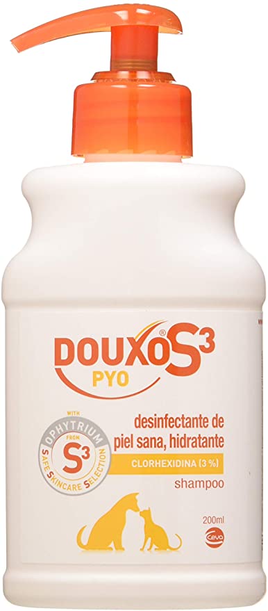 DOUXO S3 CLORHEXIDINA – PYO CHAMPO 200 ml