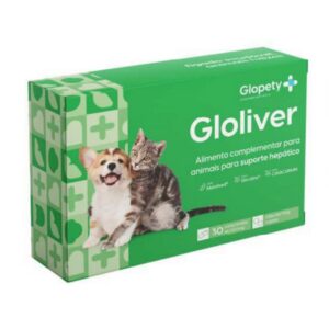 GLOLIVER 500mg RAÇAS PEQ. E GATOS 30CP.